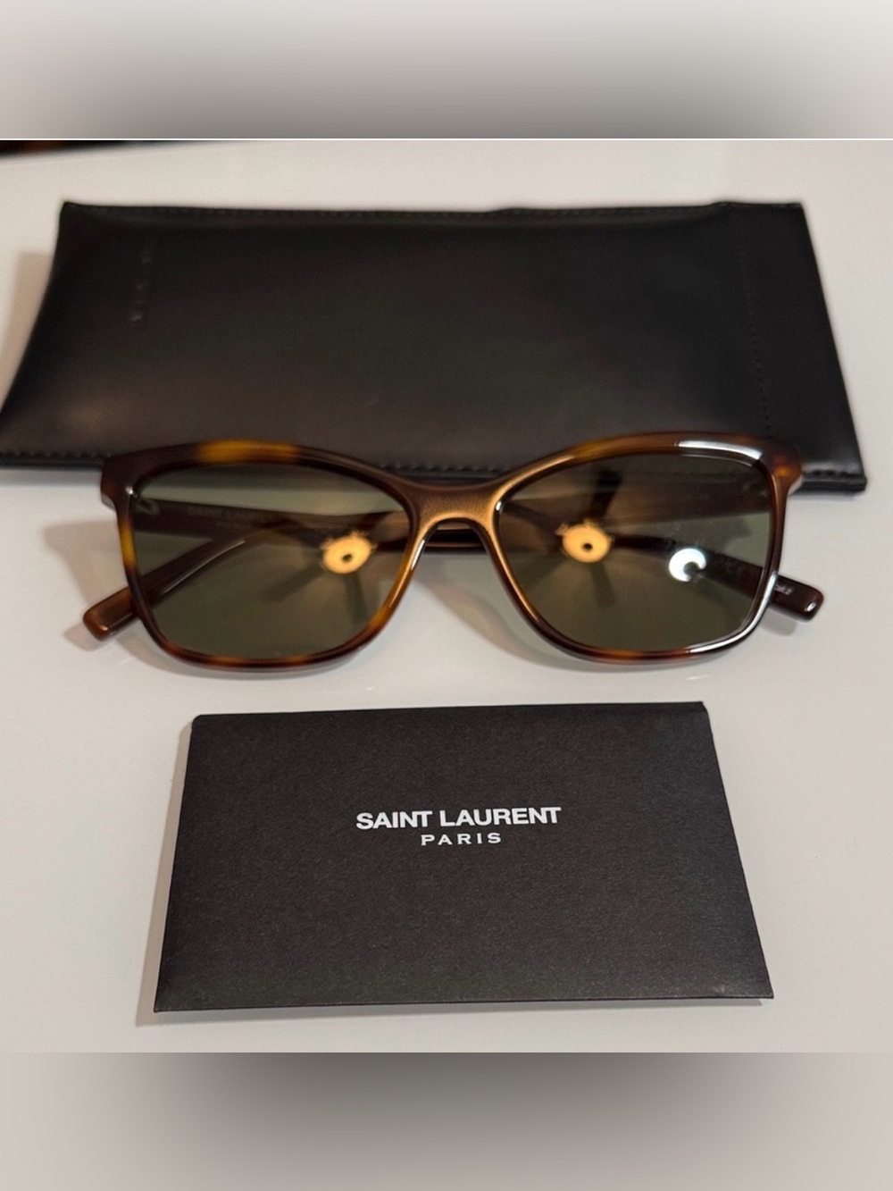 Saint Laurent Tortoiseshell Sunglasses NWT